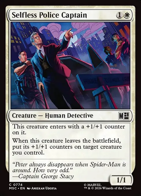 Selfless Police Captain - Foil