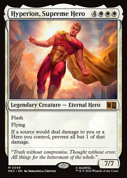 Hyperion, Supreme Hero - Foil