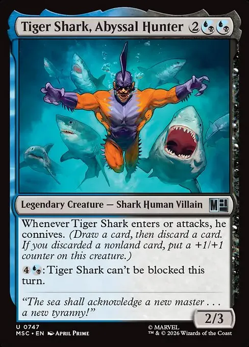 Tiger Shark, Abyssal Hunter - Foil