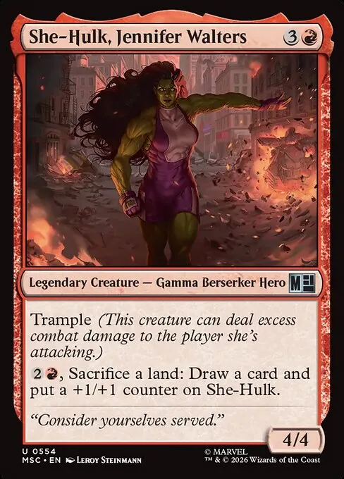 She-Hulk, Jennifer Walters - Foil