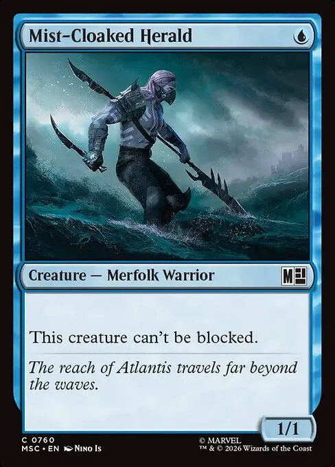 Mist-Cloaked Herald - Foil