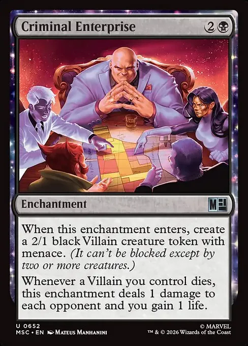 Criminal Enterprise - Foil