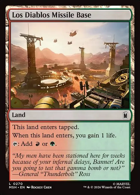 Los Diablos Missile Base - Foil