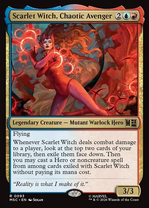 Scarlet Witch, Chaotic Avenger - Foil