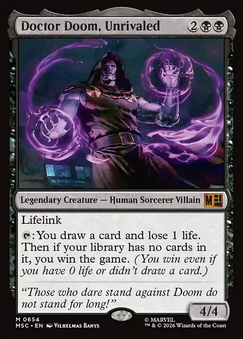 Doctor Doom, Unrivaled - Foil