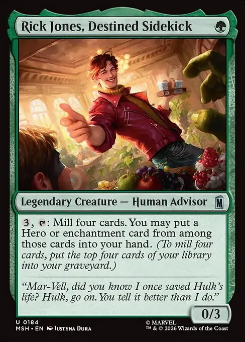 Rick Jones, Destined Sidekick - Foil