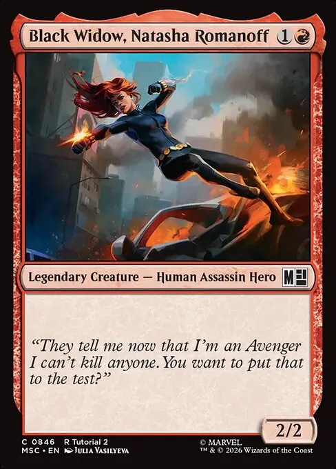Black Widow, Natasha Romanoff - Foil