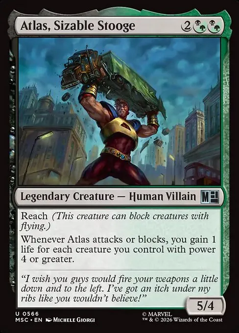 Atlas, Sizable Stooge - Foil