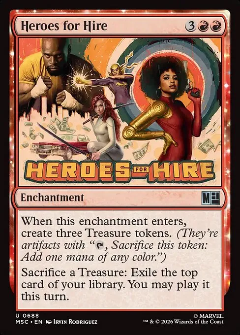 Heroes for Hire - Foil