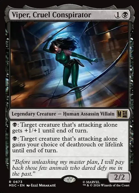 Viper, Cruel Conspirator - Foil