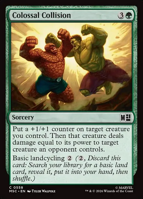 Colossal Collision - Foil