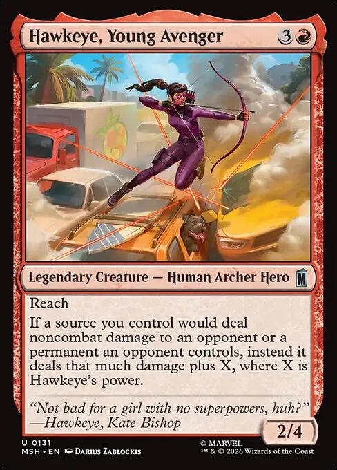 Hawkeye, Young Avenger - Foil