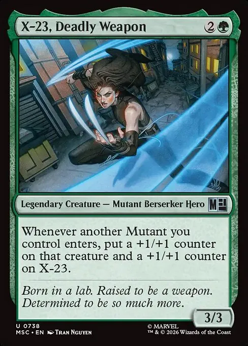 X-23, Deadly Weapon - Foil
