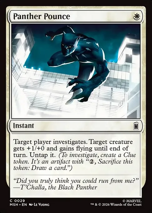 Panther Pounce - Foil