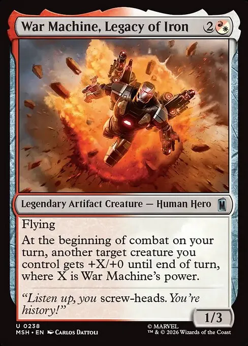 War Machine, Legacy of Iron - Foil