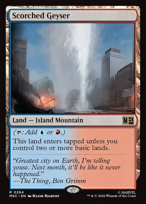Scorched Geyser - Foil