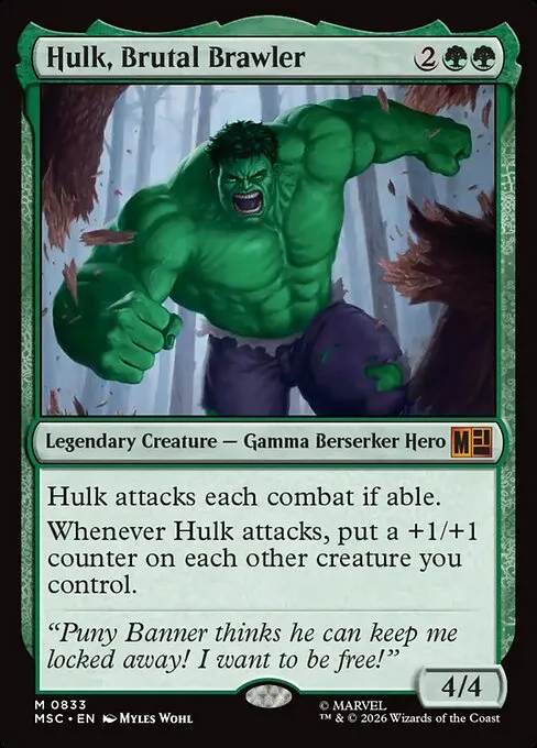 Hulk, Brutal Brawler - Foil
