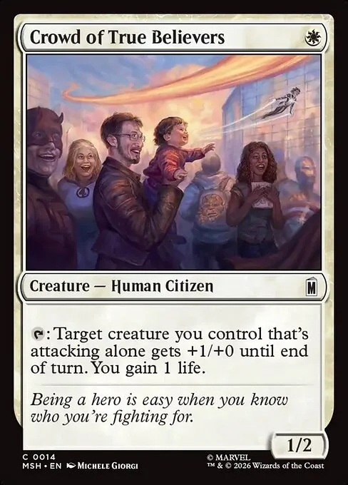 Crowd of True Believers - Foil