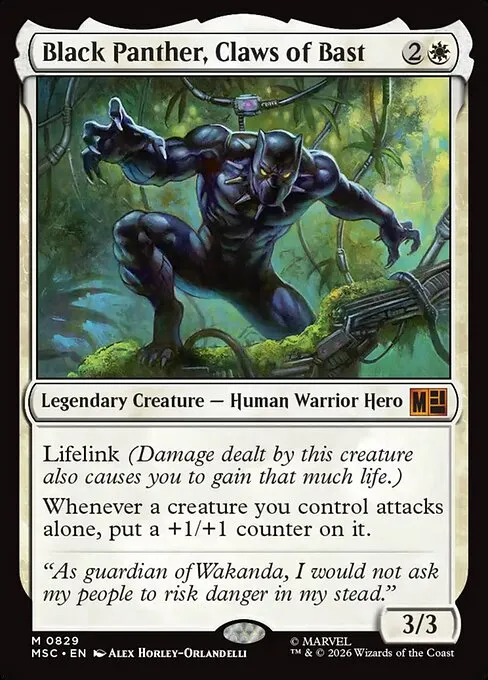 Black Panther, Claws of Bast - Foil