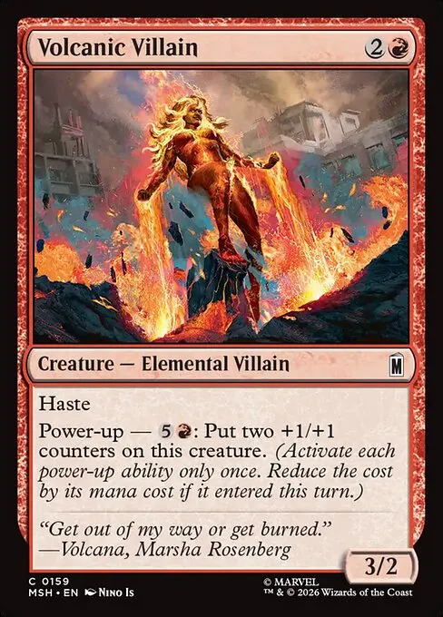 Volcanic Villain - Foil
