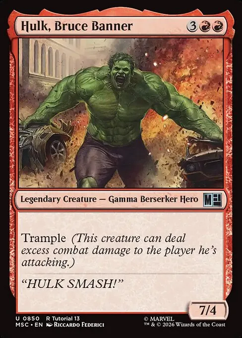 Hulk, Bruce Banner - Foil