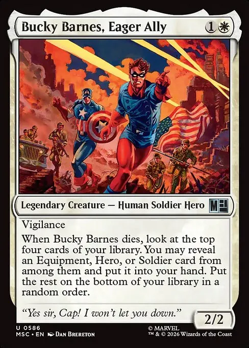 Bucky Barnes, Eager Ally - Foil
