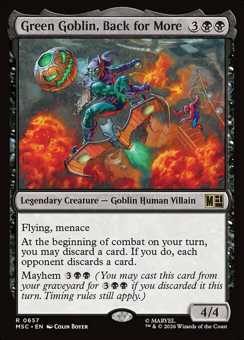 Green Goblin, Back for More - Foil