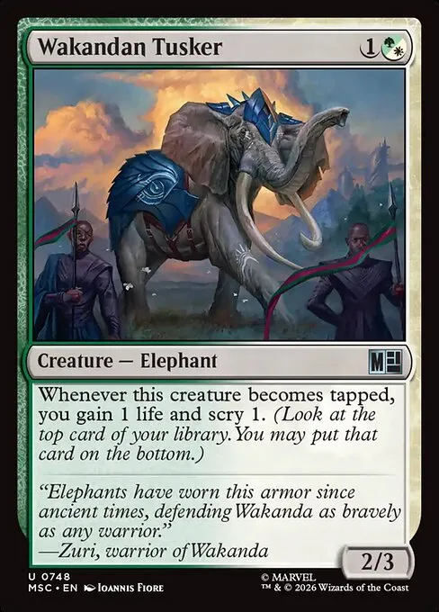 Wakandan Tusker - Foil