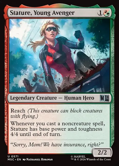 Stature, Young Avenger - Foil