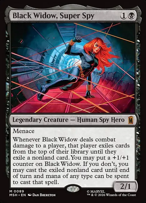 Black Widow, Super Spy - Foil
