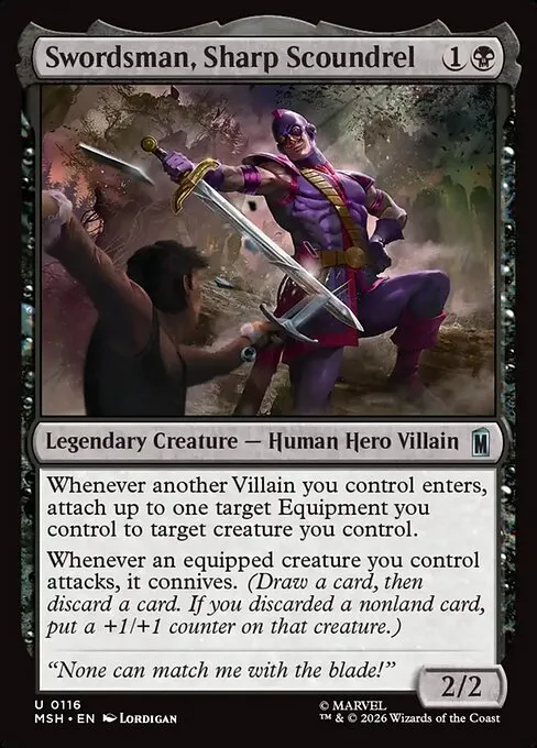 Swordsman, Sharp Scoundrel - Foil