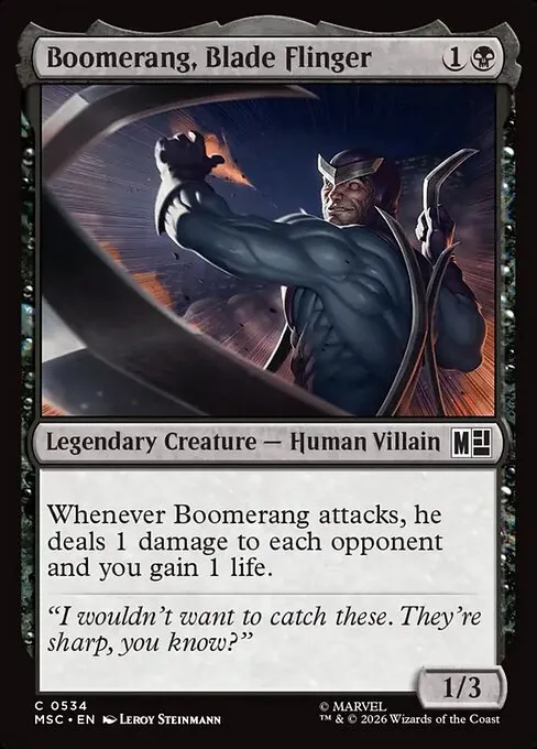 Boomerang, Blade Flinger - Foil