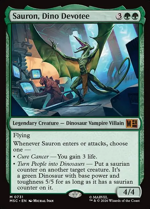Sauron, Dino Devotee - Foil