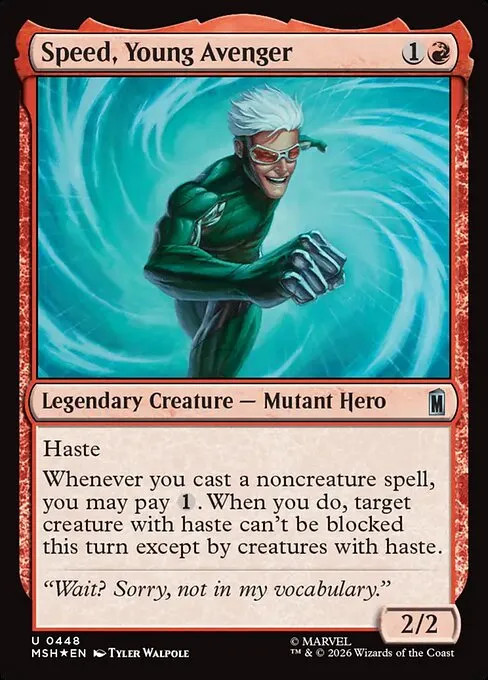 Speed, Young Avenger - Foil