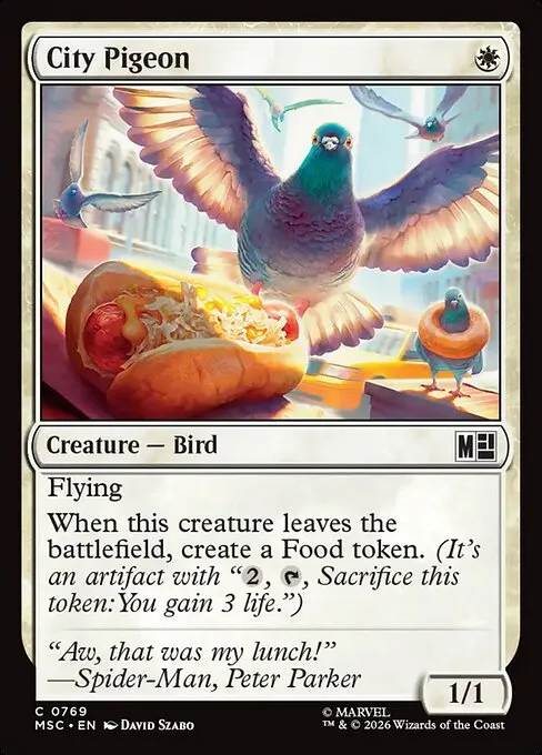 City Pigeon - Foil