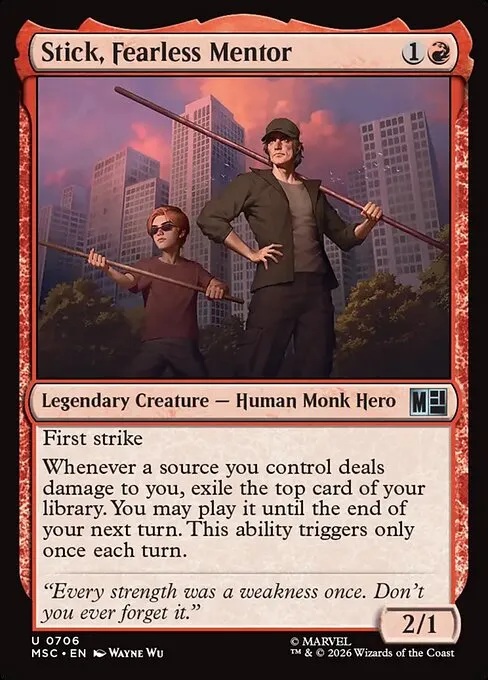 Stick, Fearless Mentor - Foil
