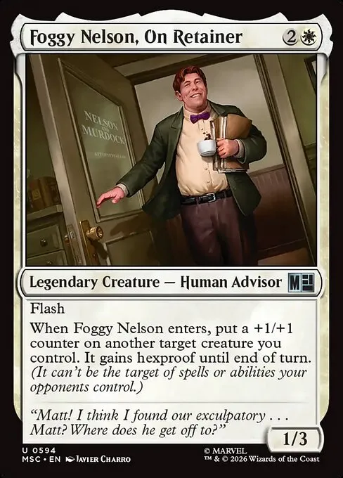Foggy Nelson, On Retainer - Foil
