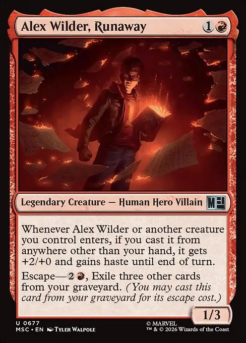 Alex Wilder, Runaway - Foil