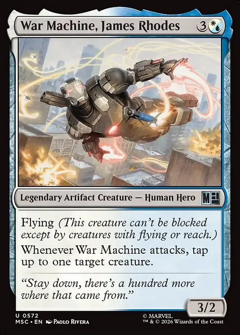 War Machine, James Rhodes - Foil