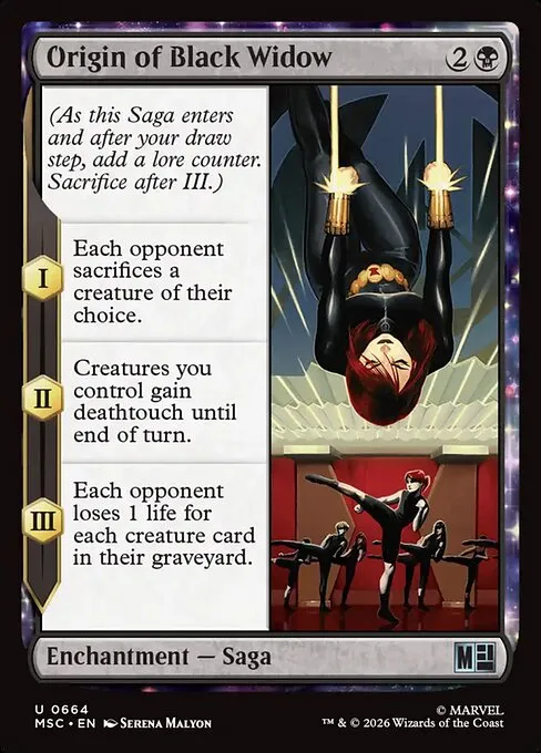 Origin of Black Widow - Foil