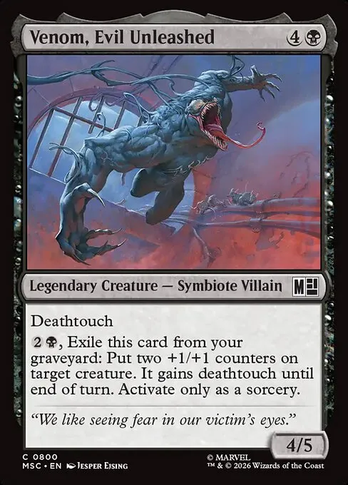 Venom, Evil Unleashed - Foil