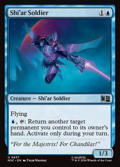 Shi'ar Soldier - Foil