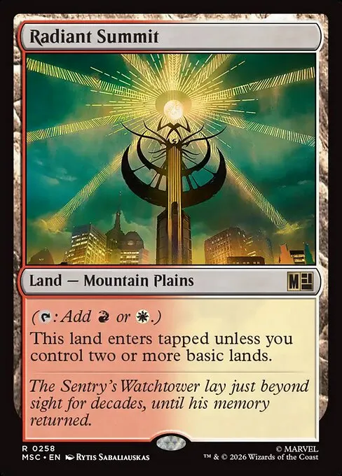 Radiant Summit - Foil