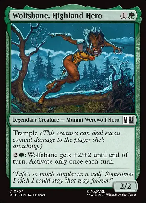 Wolfsbane, Highland Hero - Foil