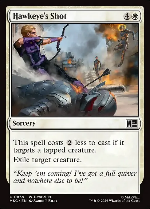 Hawkeye's Shot - Foil