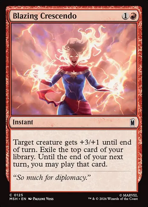 Blazing Crescendo - Foil