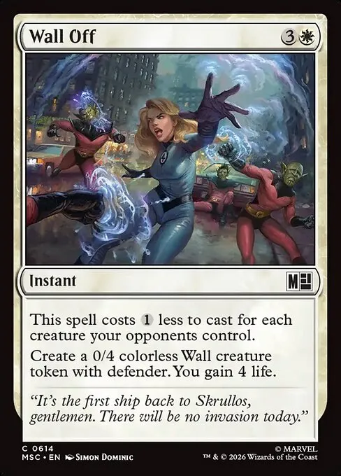 Wall Off - Foil