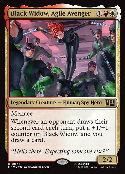 Black Widow, Agile Avenger - Foil