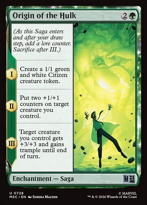 Origin of the Hulk - Foil