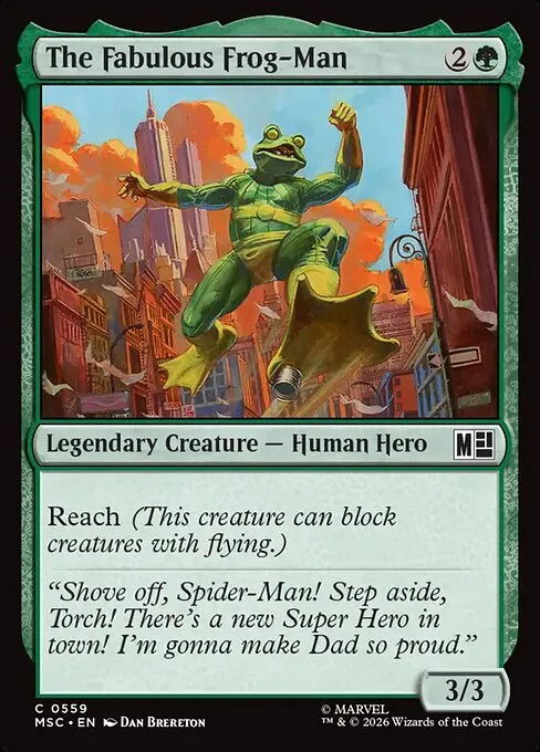 The Fabulous Frog-Man - Foil